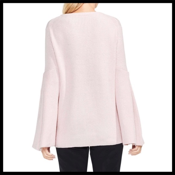 VINCE CAMUTO COZY LUXE KNIT BLUSH TUNIC SWEATER - Picture 4 of 7